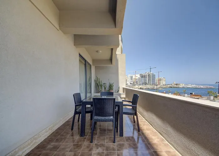 Dolce Far Niente Sea Front 3bd Sleeps 8 * Σλιέμα